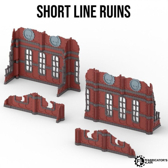 Fabricator's Lair - Foldable Terrain for W40K 11th ed. - Industrial Set 