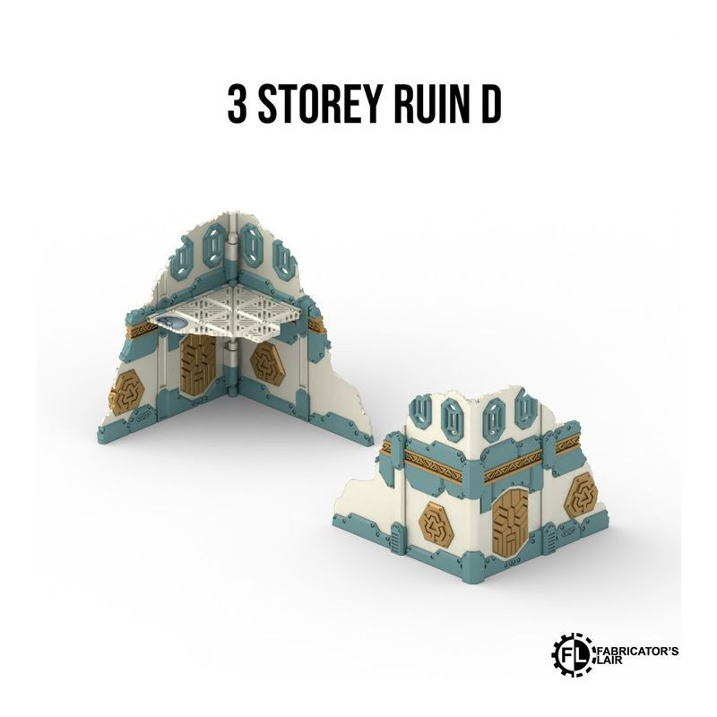 Fabricator's Lair - Foldable Terrain for W40K 11th ed. - Space Dwarf Set 