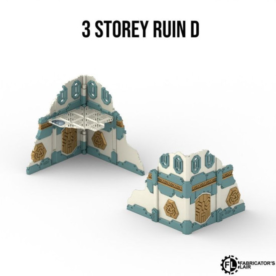 Fabricator's Lair - Foldable Terrain for W40K 11th ed. - Space Dwarf Set 