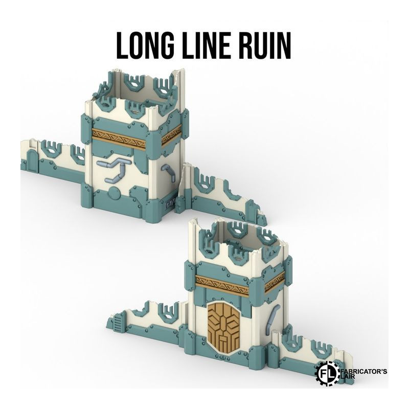 Fabricator's Lair - Foldable Terrain for W40K 11th ed. - Space Dwarf Set 