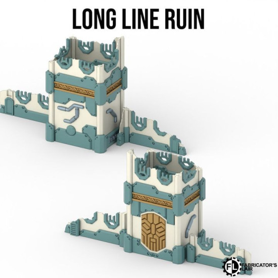 Fabricator's Lair - Foldable Terrain for W40K 11th ed. - Space Dwarf Set 