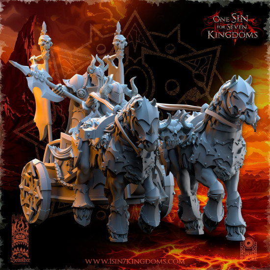 Bataillon - Guerriers du chaos - Impression 3D 
