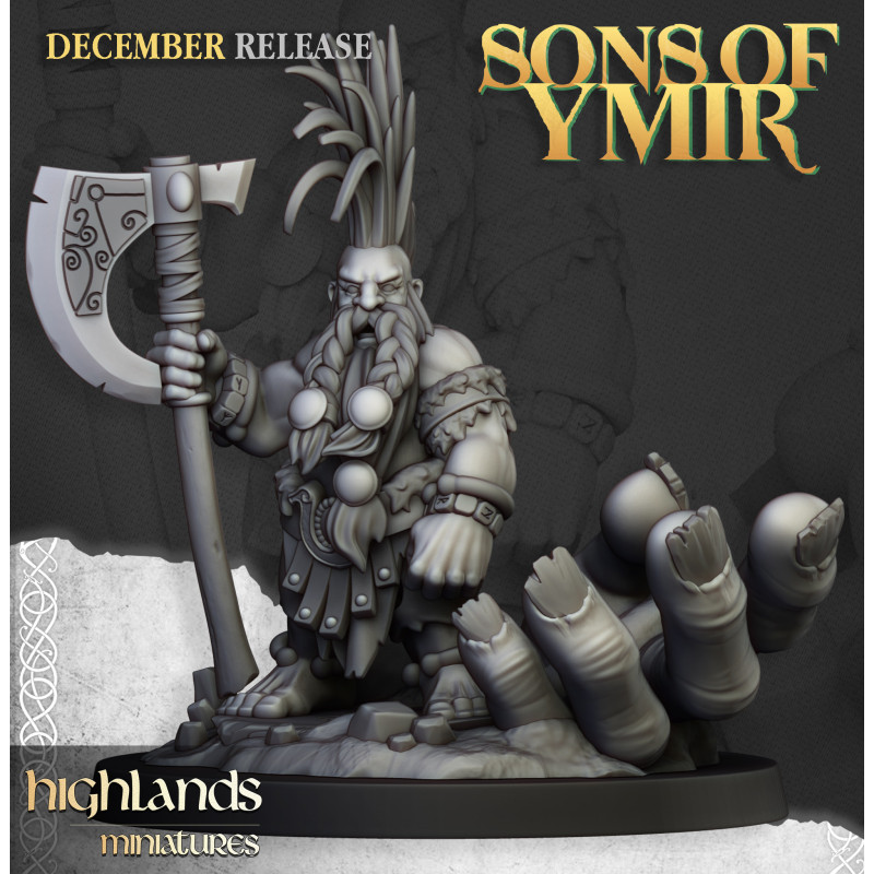 Bataillon - Tueurs nains - Impression 3D Higlands miniatures 
