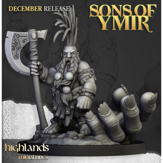 Bataillon - Tueurs nains - Impression 3D Higlands miniatures 