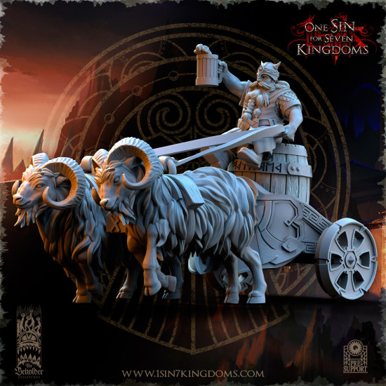 Bataillon - Tueurs nains - Impression 3D Higlands miniatures 