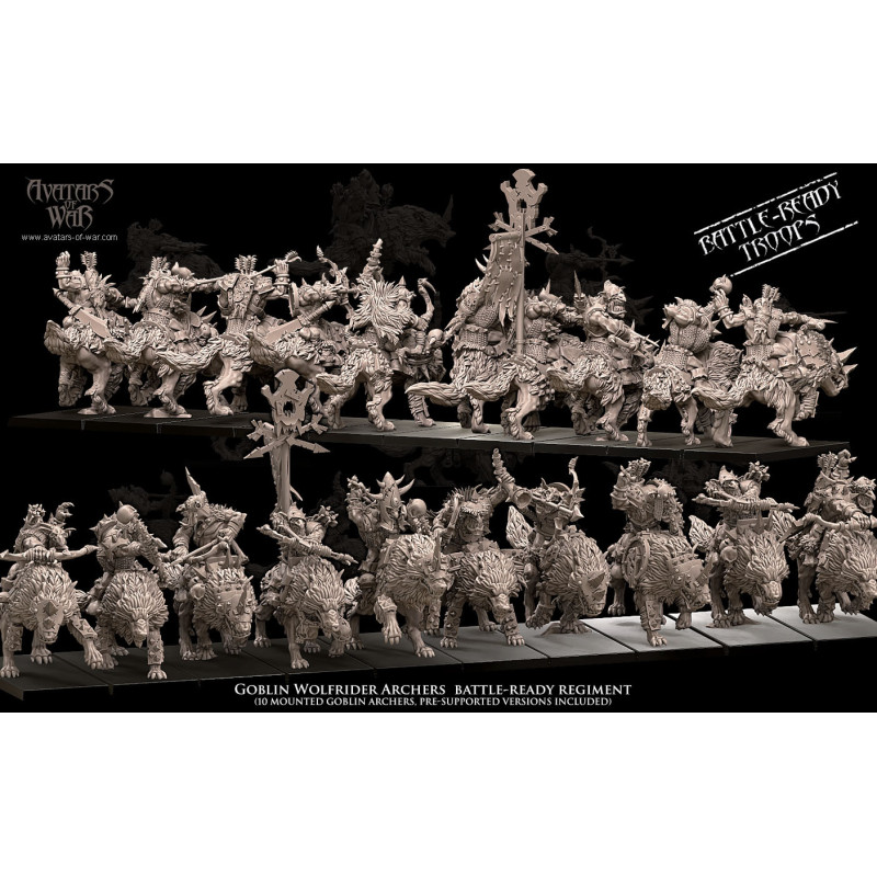 Bataillon - Games Workshop- Impression 3D Higlands miniatures 