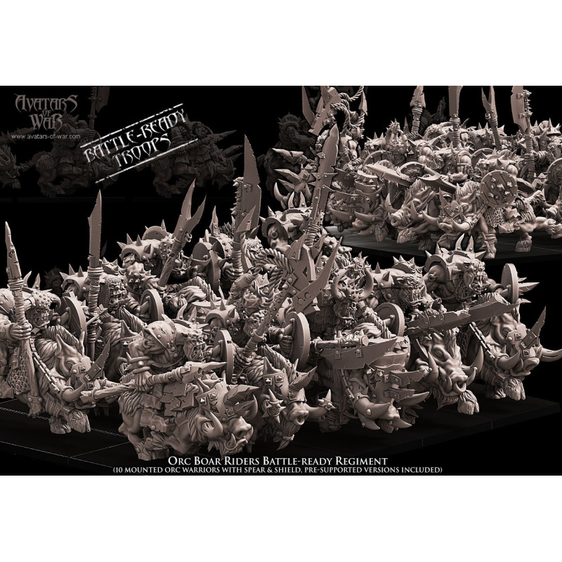 Bataillon - Games Workshop- Impression 3D Higlands miniatures 