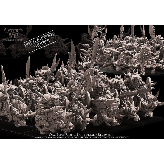 Bataillon - Games Workshop- Impression 3D Higlands miniatures 