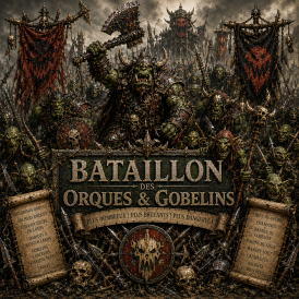 Bataillon - Games Workshop- Impression 3D Higlands miniatures 