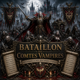 Bataillon - Comtes vampire - Impression 3D Higlands Miniature 