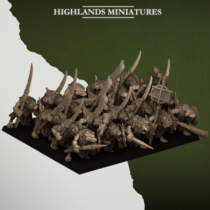 Bataillon - Games Workshop- Impression 3D 