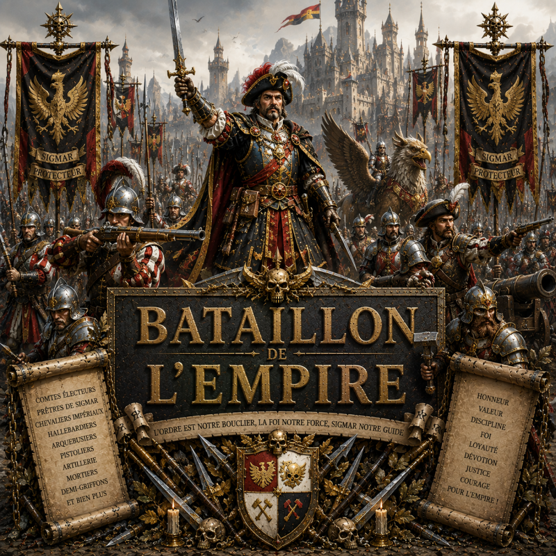 Bataillon - Games Workshop- Impression 3D 