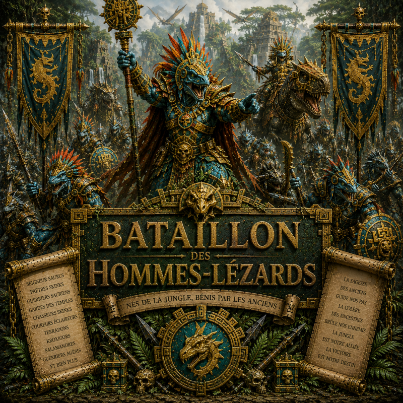 Bataillon - Games Workshop- Impression 3D 