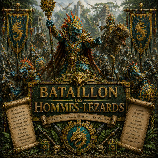Bataillon - Games Workshop- Impression 3D 