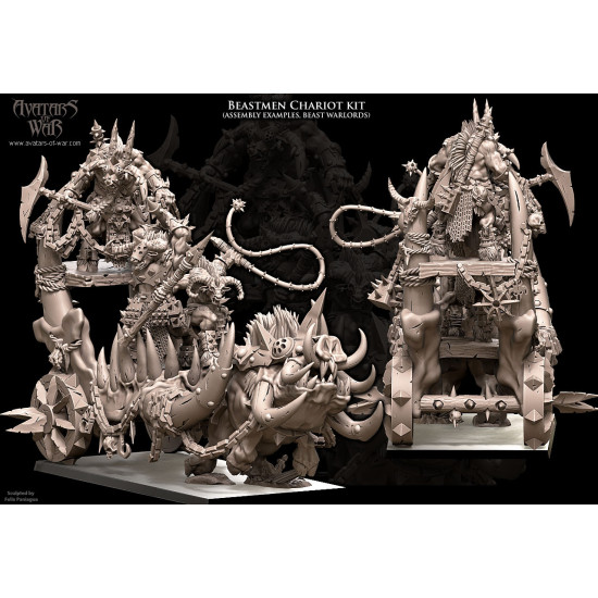 Avatars of Wars - Hommes bêtes - Warlord sur char 