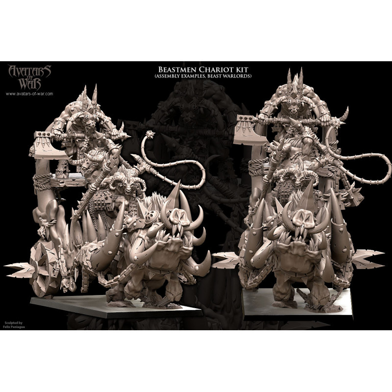 Avatars of Wars - Hommes bêtes - Warlord sur char 