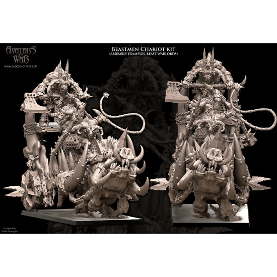 Avatars of Wars - Hommes bêtes - Warlord sur char 