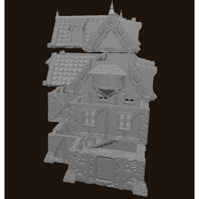 Grand Mausolée STL | Décor imprimable pour wargame