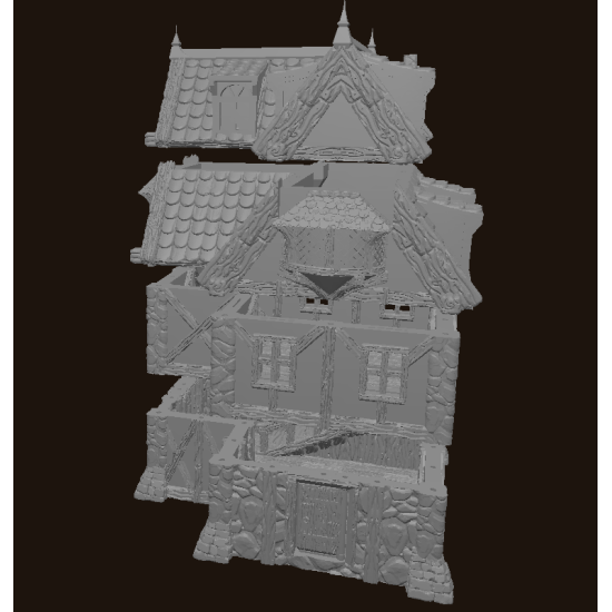 Grand Mausolée STL | Décor imprimable pour wargame