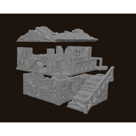 Grand Mausolée STL | Décor imprimable pour wargame
