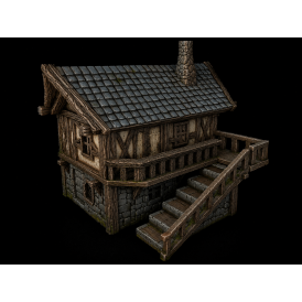 Fichier STL - Maison médiévale 1 