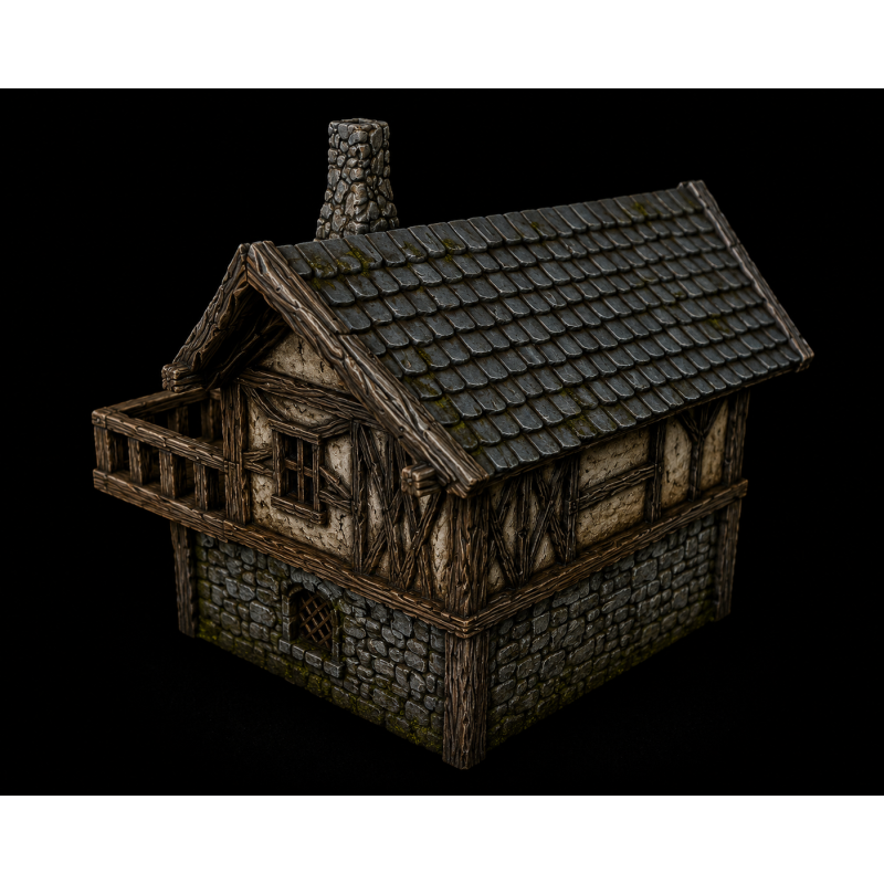 Fichier STL - Maison médiévale 1 
