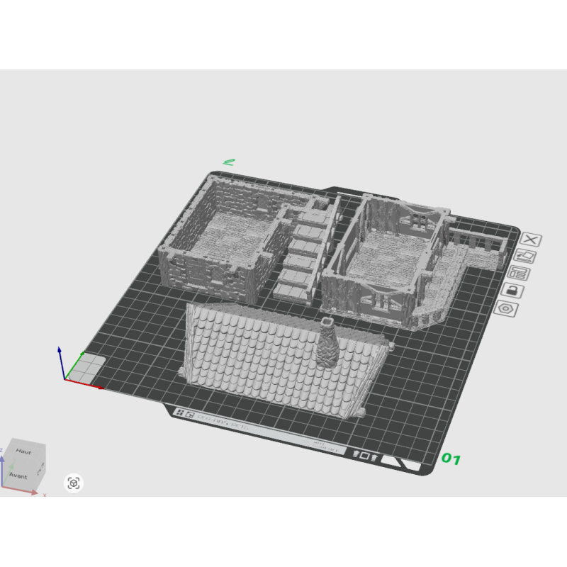 Fichier STL - Maison médiévale 1 