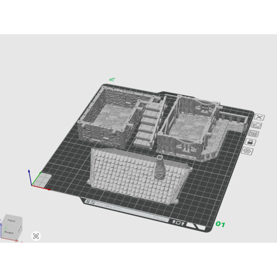 Fichier STL - Maison médiévale 1 