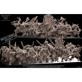 Avatars of wars - Hommes bêtes - Battle Ready Régiment hommes bêtes - 3D Printed   