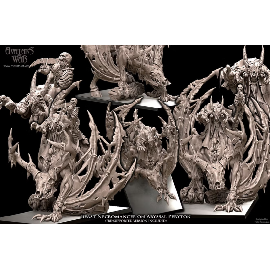 Avatars of wars - Morts vivants - Ogre Skeleton - 3D Printed  