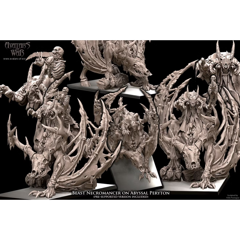 Avatars of wars - Morts vivants - Ogre Skeleton - 3D Printed  