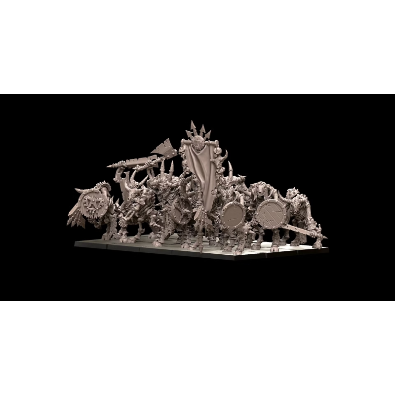 Avatars of wars - Morts vivants - Battle Ready squelettes Hommes-Bêtes - 3D Printed   