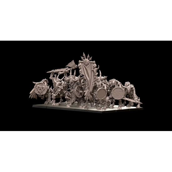 Avatars of wars - Morts vivants - Battle Ready squelettes Hommes-Bêtes - 3D Printed   