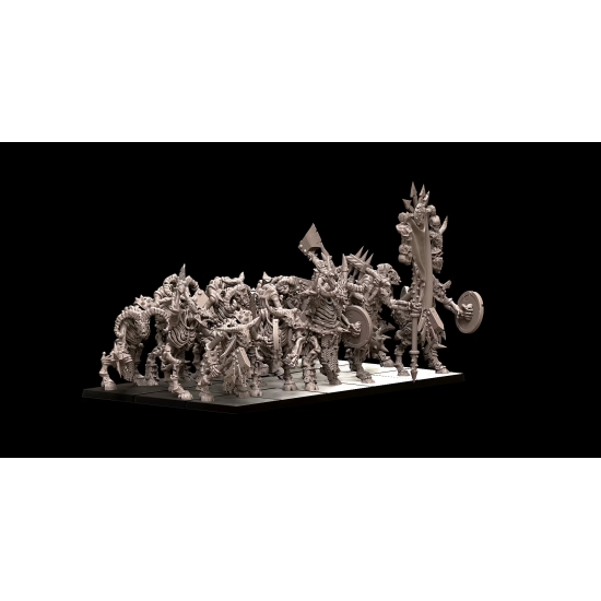 Avatars of wars - Morts vivants - Battle Ready squelettes Hommes-Bêtes - 3D Printed   