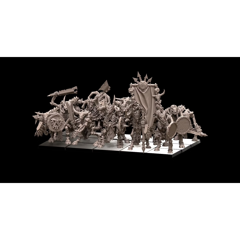 Avatars of wars - Morts vivants - Battle Ready squelettes Hommes-Bêtes - 3D Printed   