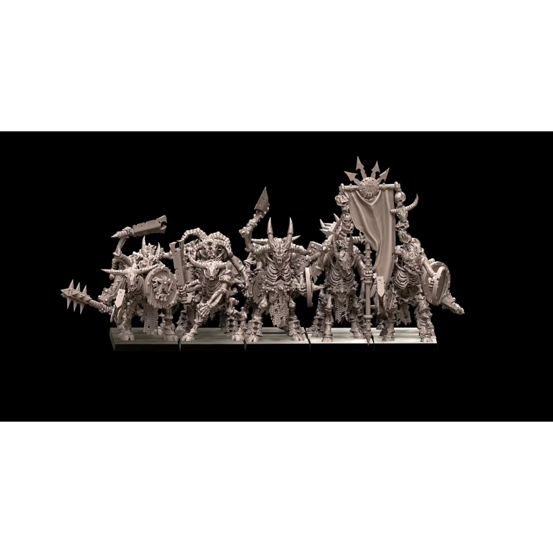 Avatars of wars - Morts vivants - Battle Ready squelettes Hommes-Bêtes - 3D Printed   