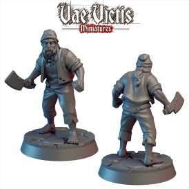 Vae Victis - Viel homme avec hachoir  