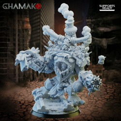 Figurine 3D Résine Wild West Orkz Klintz Weirdwood Mega Bozz  (2)