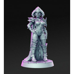 Figurine 28mm pour jeux re rôle, wargame,  Impréssion 3D résine Karita