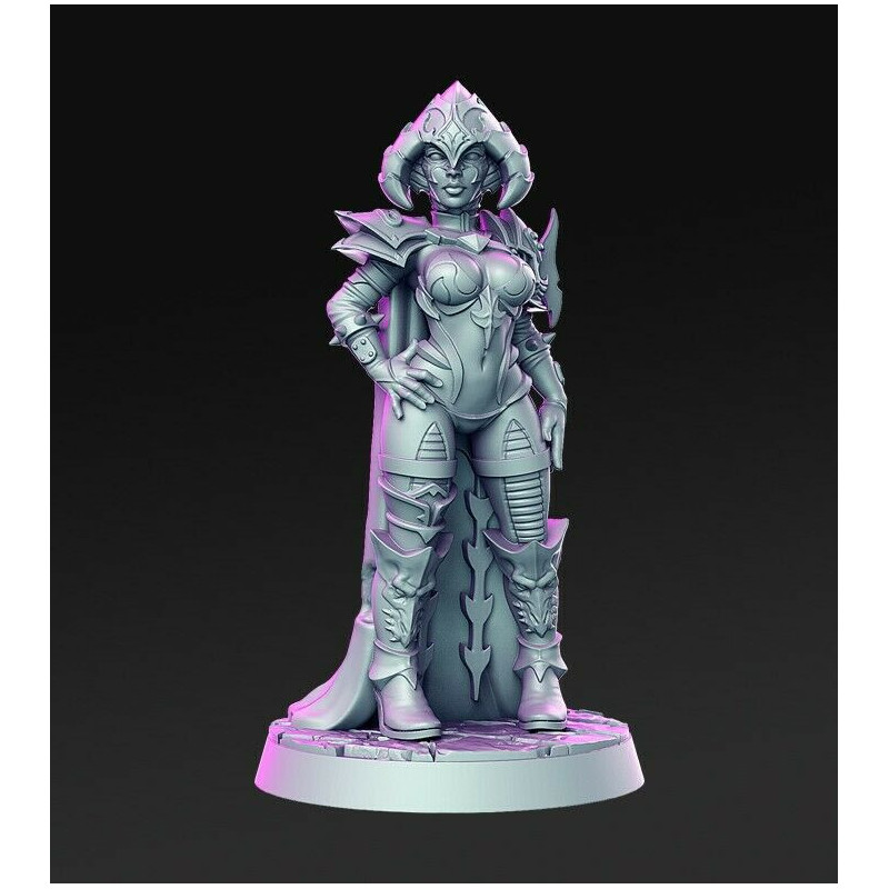 Figurine 28mm pour jeux re rôle, wargame,  Impréssion 3D résine Karita