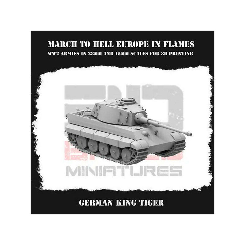 Véhicules & Tanks Wehrmacht 3D - Blindés WW2 pour Wargames
