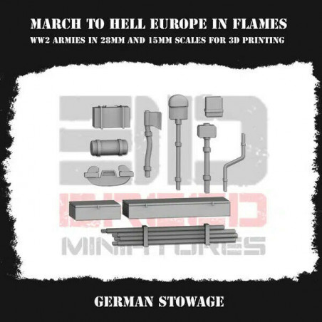 Véhicules & Tanks Wehrmacht 3D - Blindés WW2 pour Wargames
