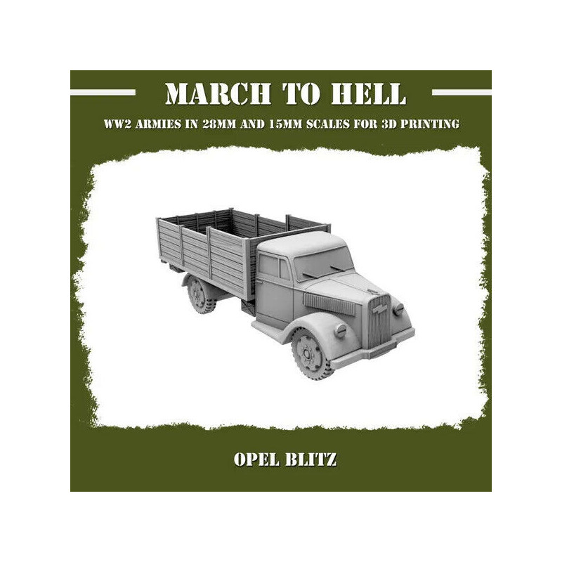 Véhicules & Tanks Wehrmacht 3D - Blindés WW2 pour Wargames

