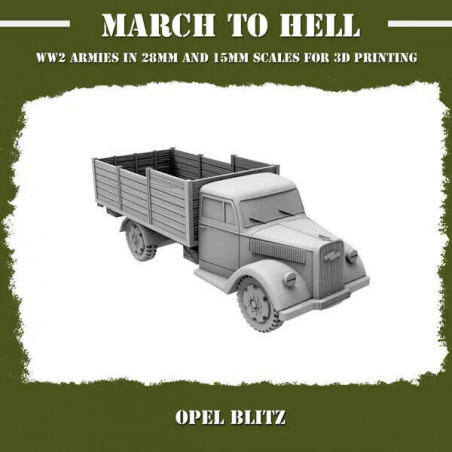 Véhicules & Tanks Wehrmacht 3D - Blindés WW2 pour Wargames
