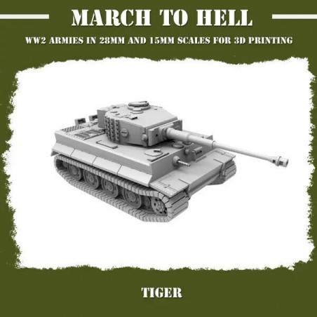 Véhicules & Tanks Wehrmacht 3D - Blindés WW2 pour Wargames
