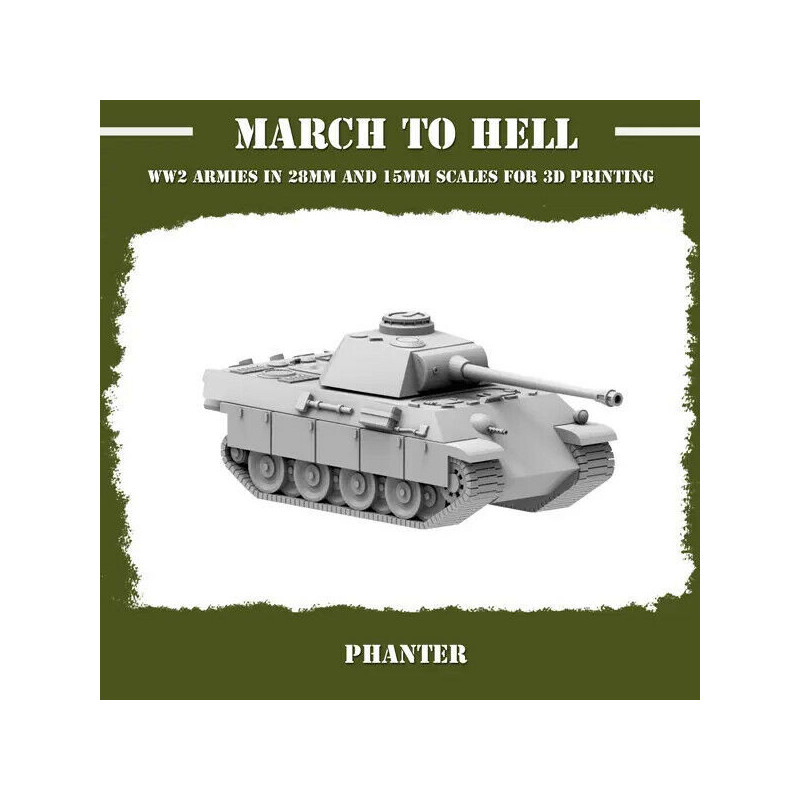 Véhicules & Tanks Wehrmacht 3D - Blindés WW2 pour Wargames
