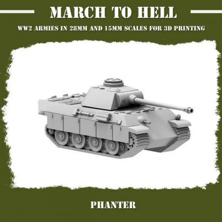 Véhicules & Tanks Wehrmacht 3D - Blindés WW2 pour Wargames
