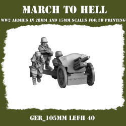 Wehrmacht -  LEFH 40 105mm  (2)