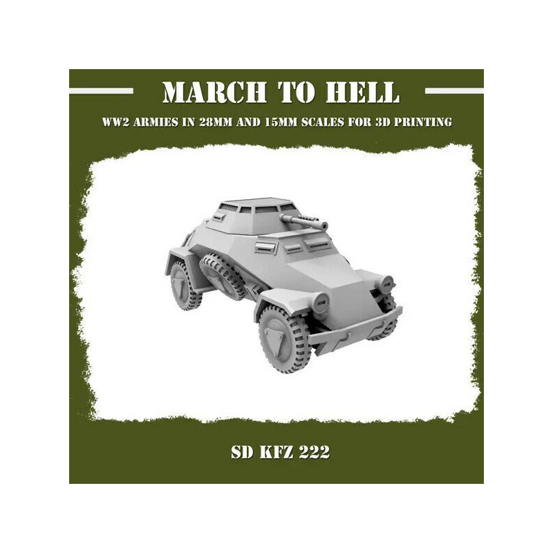 Véhicules & Tanks Wehrmacht 3D - Blindés WW2 pour Wargames
