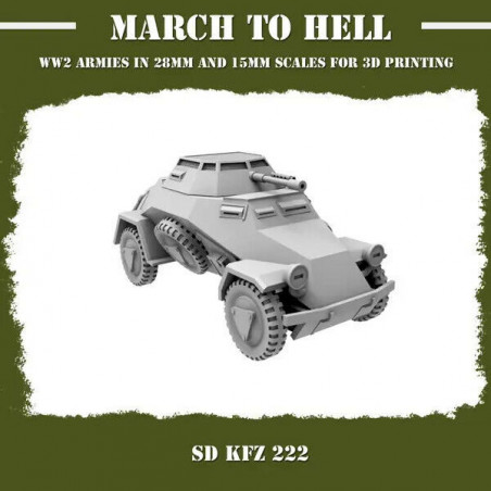 Véhicules & Tanks Wehrmacht 3D - Blindés WW2 pour Wargames
